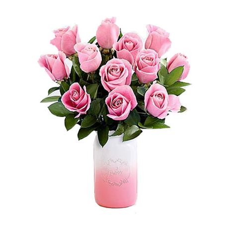 send one dozen pink roses to tokyo