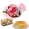 Japan Flower Shop - Pink Flower, Cheesecake with Ferrero